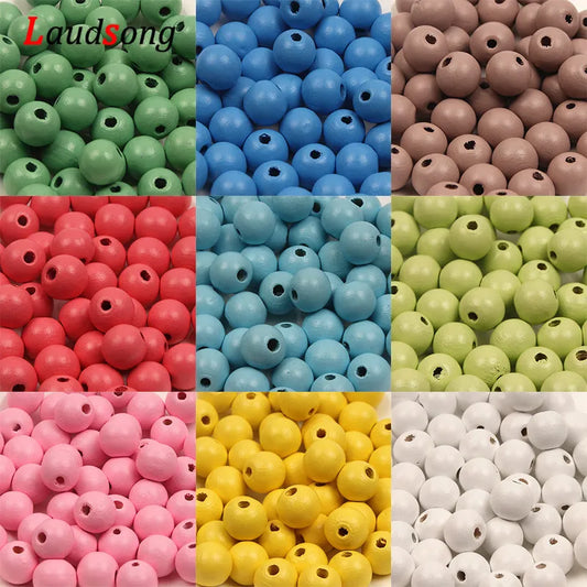 MIXED COLOR BEADS 8/10/12MM